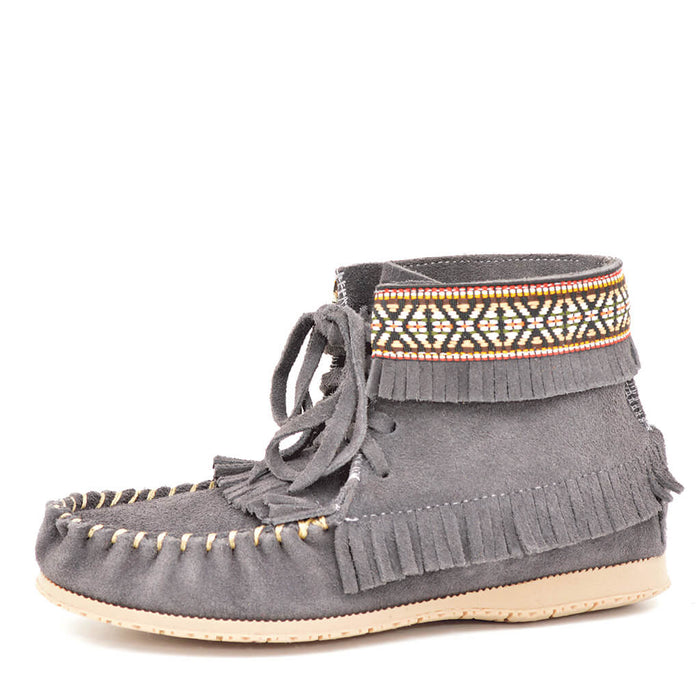 Moccasin for Women Calgary - Deep grey-J04