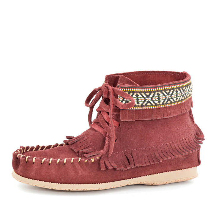 Moccasin for Women Calgary - Plum-P41