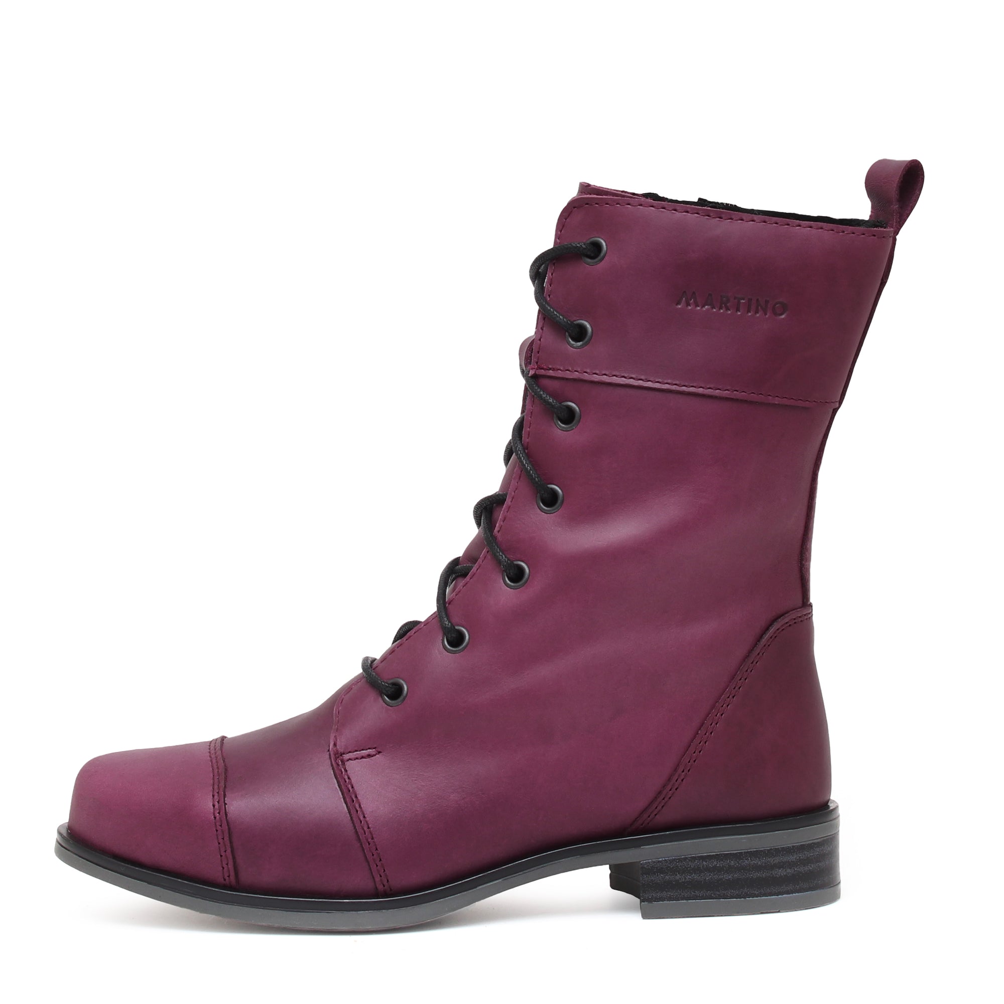 Bottes D'hiver Pour Femme à Talons Hauts - Style Rétro Fuselé - Violet - Semelle Crampons Anti-dérapante - Taille 39.5