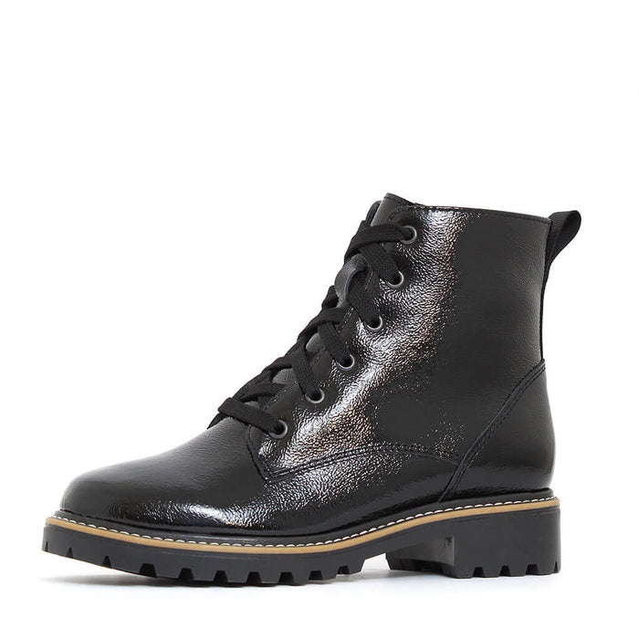 Botte 3 saisons pour femme - Nina - Noir Vernis-B30