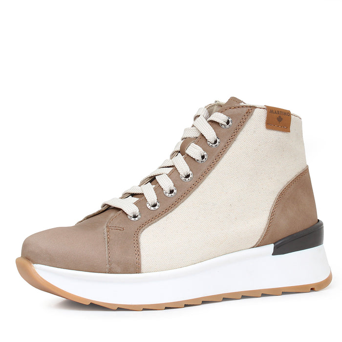 Bottillons Pour Femmes Tulsa - Taupe Canvas-T3H