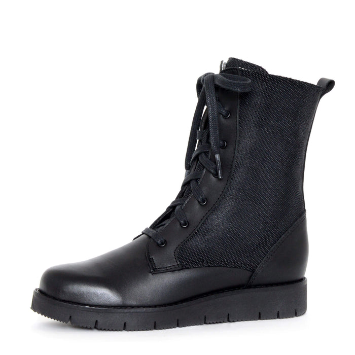 Botte d'automne Simone pour femme - Noir - Black